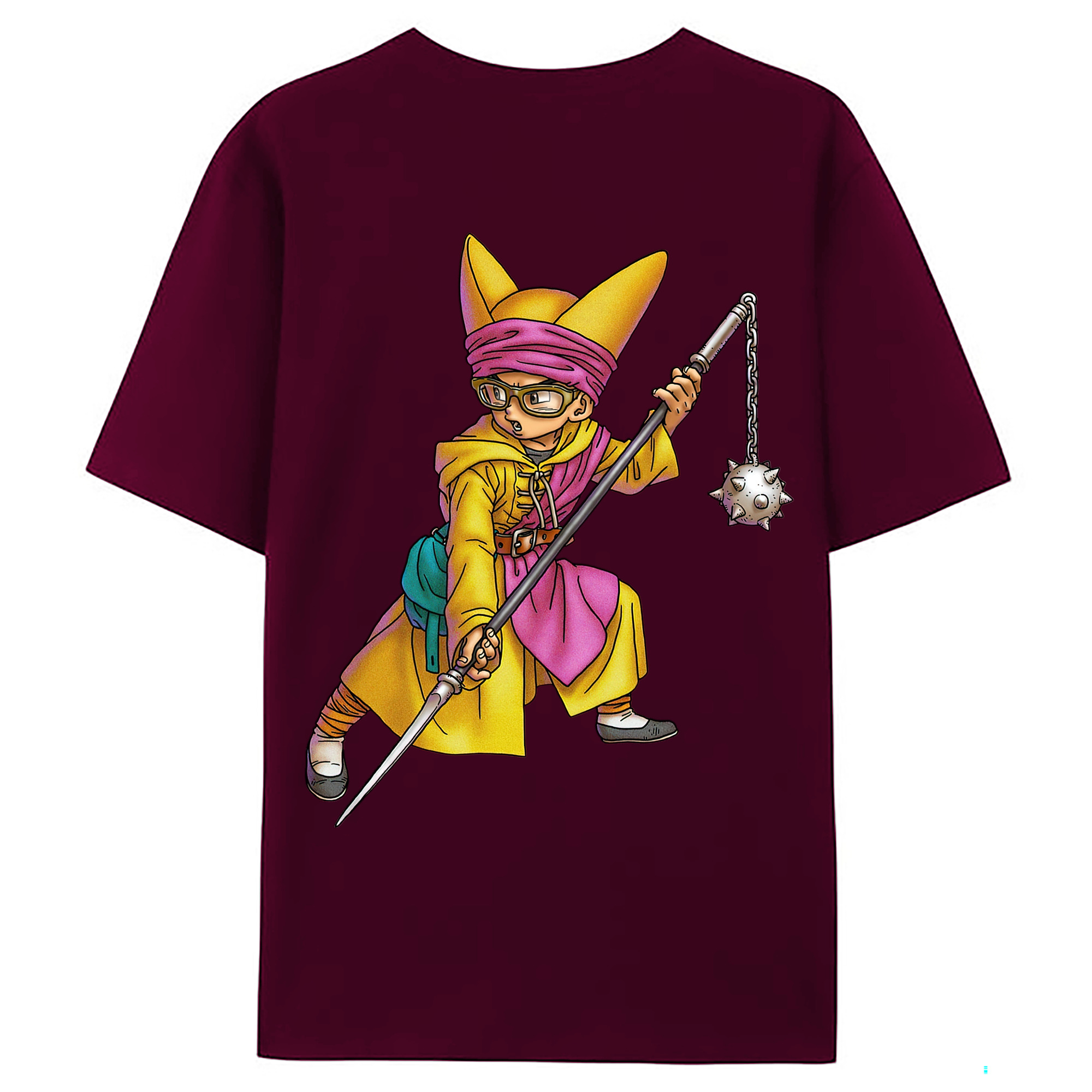 （画像用） ドラゴンクエスト Doragon Kuesuto Dragon Quest レディース半袖Tシャツ(バックプリント)